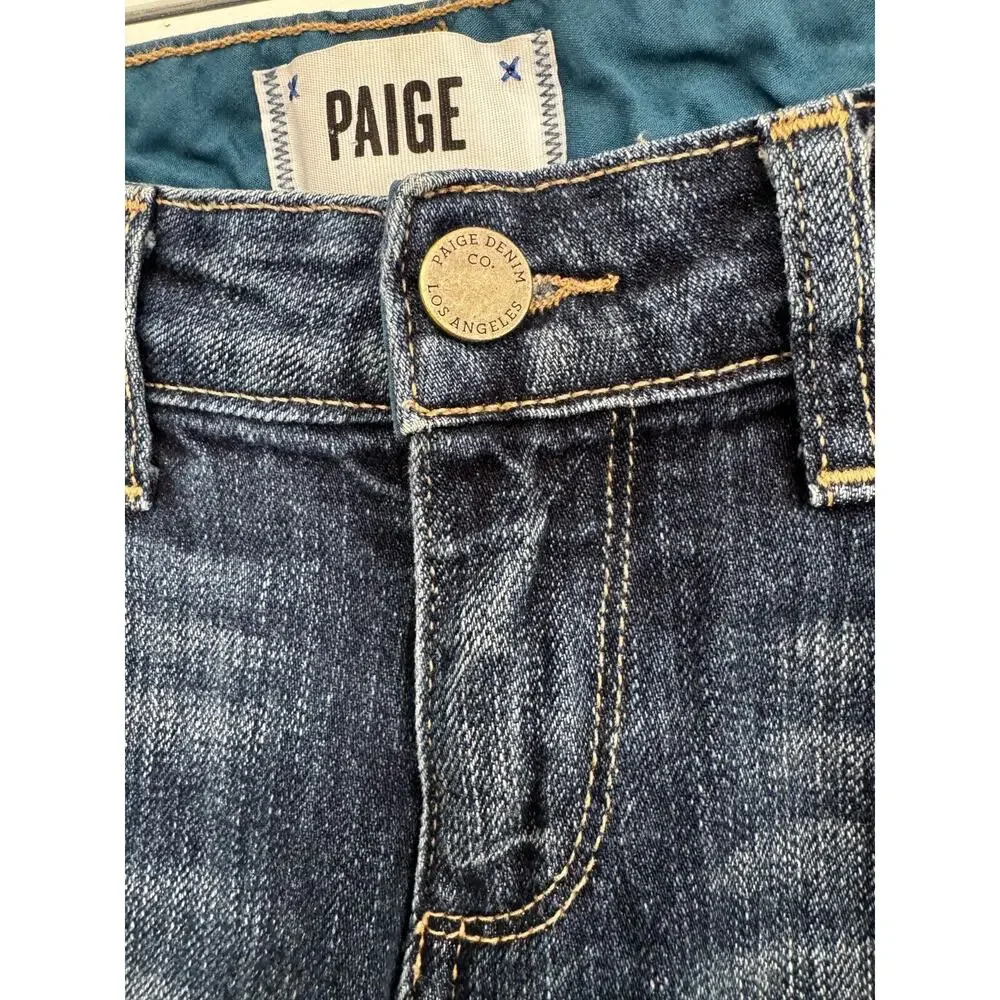 PAIGE Skinny Jeans Size 24 Skyline Ankle Peg EUC